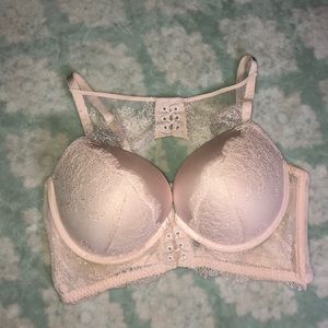 VS Pink Very Sexy Push-up High Neck Longline 38C